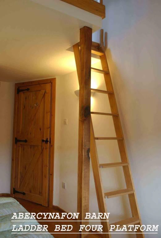 Image of ladder to bedroom four